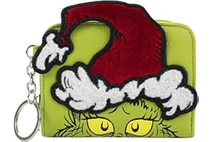 The Grinch Peekaboo Zip Around Wallet