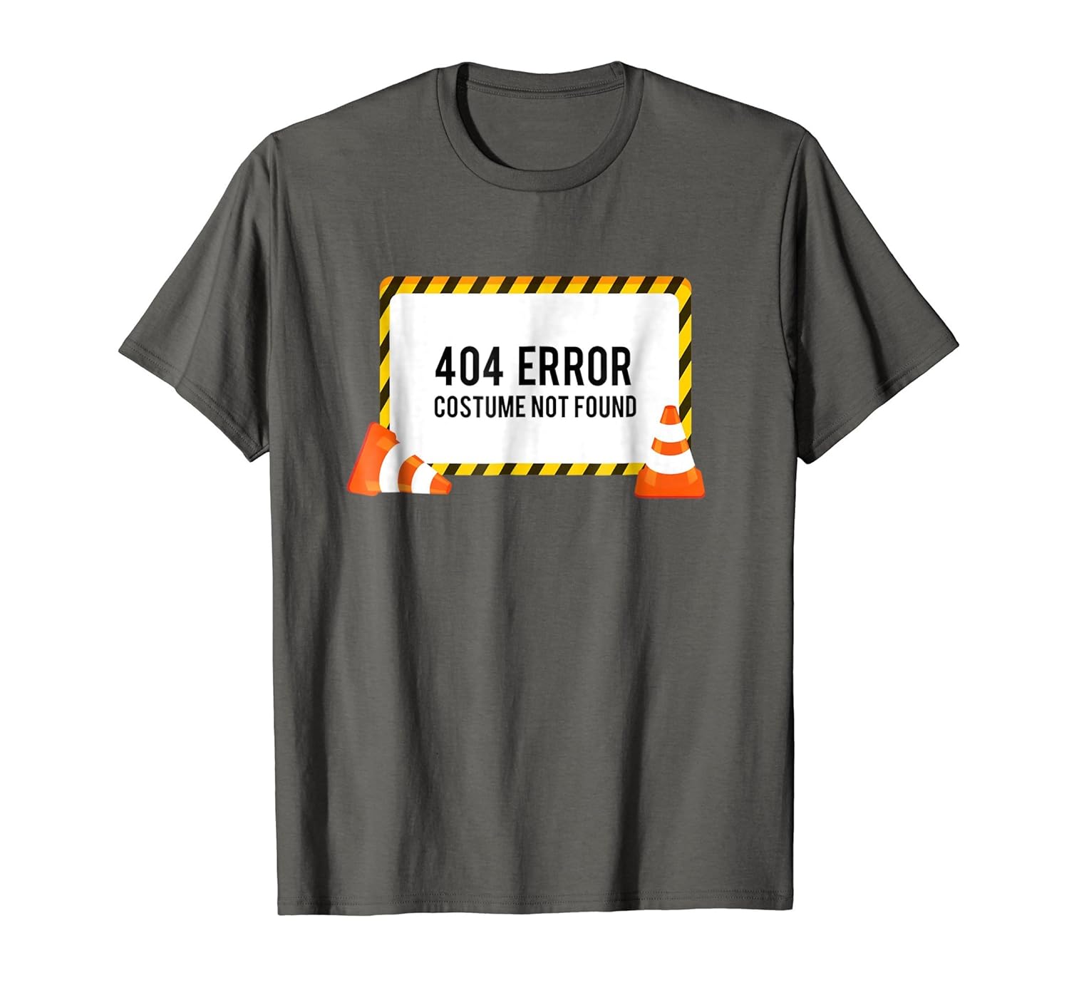 404 Error Costume Not Found T-Shirt Funny Halloween Top Tee-ANZ