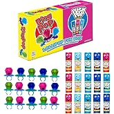 Bazooka Brands Halloween Candy Variety Pack 30 Ct Individually Wrapped | Halloween candy bulk 30 ct hard candy from Ring Pop &amp; Push Pop, full size, for halloween party favors &amp; goodie bags