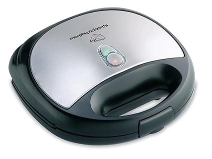 Morphy Richards SM3006 750-Watt Sandwich Maker (Silver and Black)