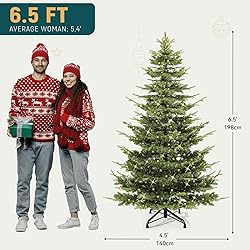 YITAHOME Pre-Lit Aspen Fir Artificial Christmas