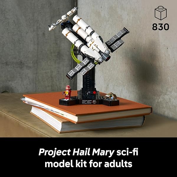 LEGO ICONS PROJECT HAIL MARY COLLECTIBLE BUILDING SET FOR ADULTS – ROOM OR OFFICE DECOR FOR MEN & WOMEN – GIFTS FOR FANS OF THE BOOK – 11389