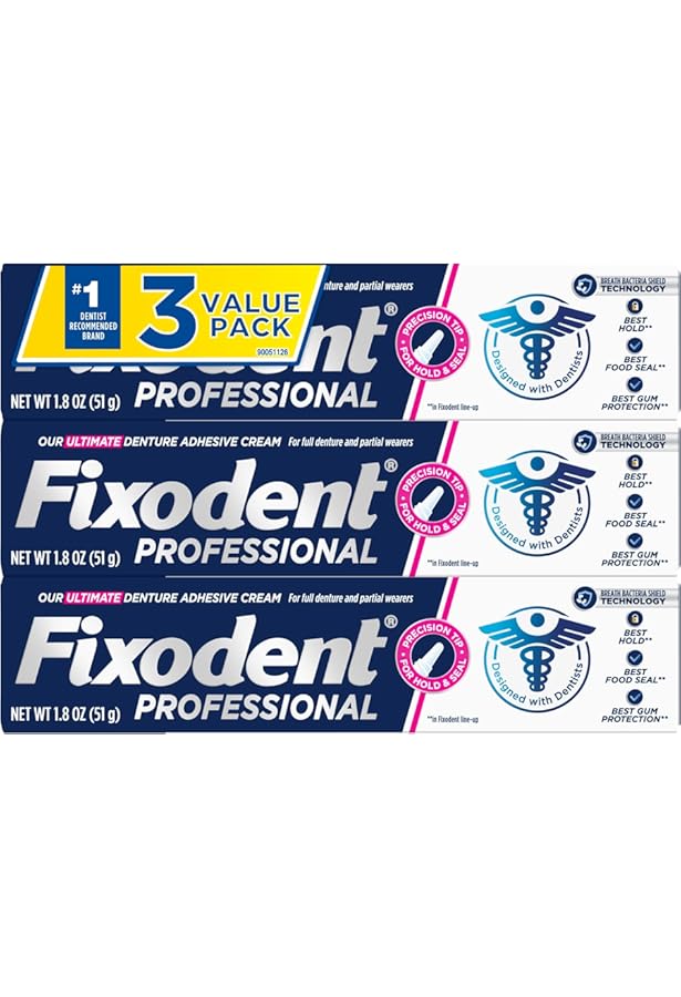 Fixodent Plus Food Seal Premium Denture Adhesive - 40 G