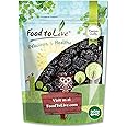 Food To Live Pitted Prunes - 2 Pounds Whole Dried Plums, Unsulfured & Unsweetened