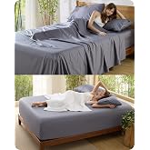 Bedsure Cooling Sheets Bundle Cooling Fitted Sheet King