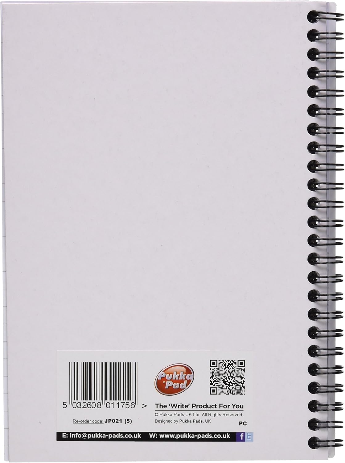 Pukka Pads A5 Polypropylene Striped Cover Jotta Pad - Black - Image 3