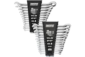 Jaeger 26pc in/MM TIGHTSPOT Ratcheting Wrench Set - Master Set with Inch & Metric Ratchet Speed Wrenches and A Quick Access W