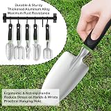 Fixmend 11 Piece Garden Tool Set Aluminum Alloy with Storage Bag view 4