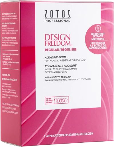 Zotos Design Freedom Regular Alkaline Perm for Unisex Normal Resistant Gray Hair