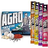 Variety Pack Vegan Jerky Sticks, High Protein Plant Based Snack, 14 Sticks | AGRO POWER Jerky Sticks, High Protein, Non-GMO, Lower Sodium, No Cholesterol, Meatless Healthy Snack, On-the Go Fuel