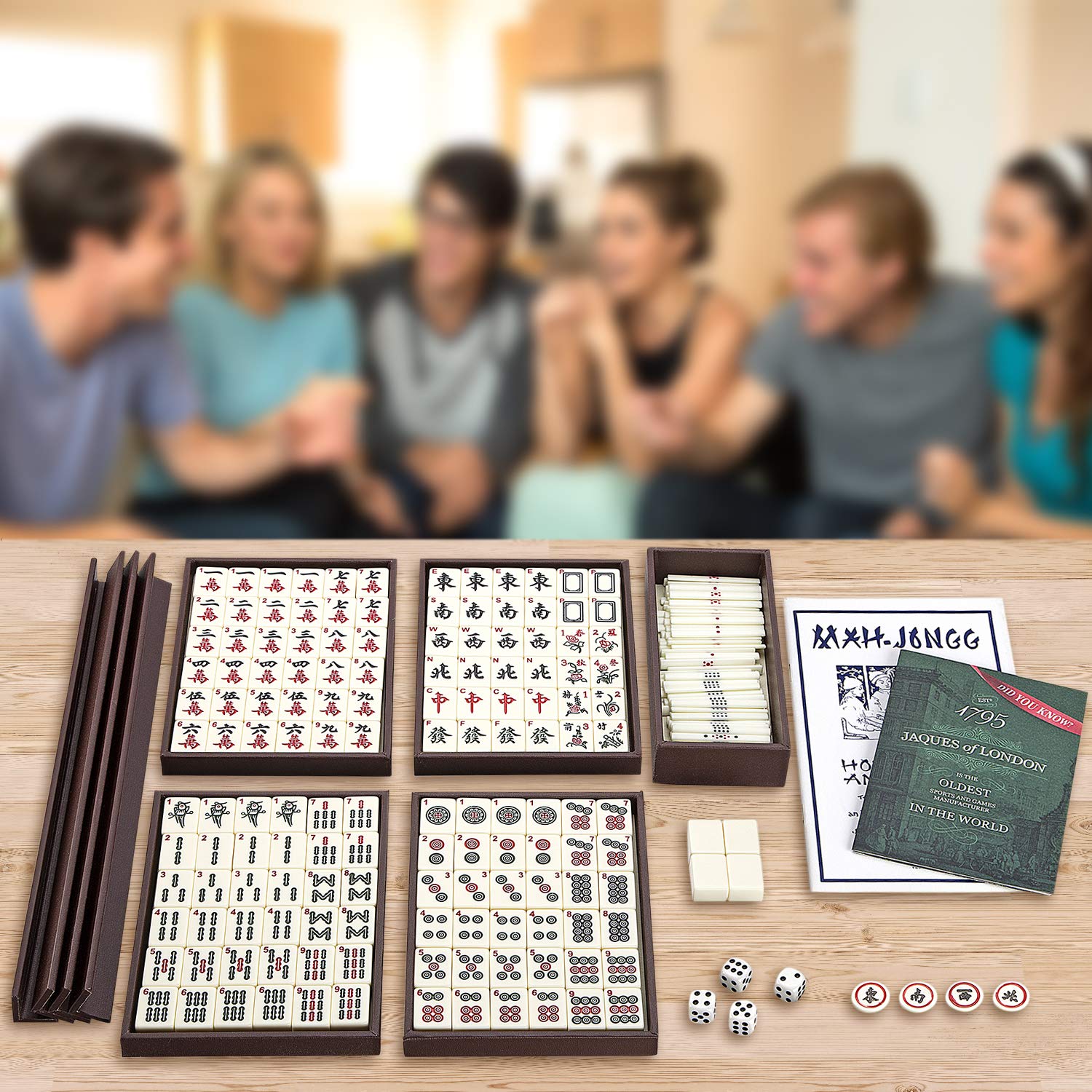 Mah Jongg Set Luxury Mahjong Club Set London Jaques since 1795