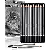Mr. Pen- Sketch Pencils for Drawing, 14 Pack | Artist Graphite Pencils for Sketching (10B-6H), Sketch Set for Artists, Shading &amp; Art Projects, Sketching Supplies