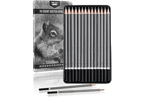 Mr. Pen- Sketch Pencils for Drawing, 14 Pack, Graphite Drawing Pencils