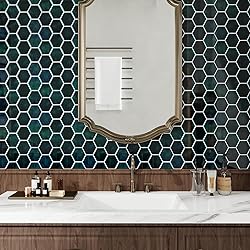 CRE8TIVE 4 Sheets Peel and Stick Tiles Backsplash