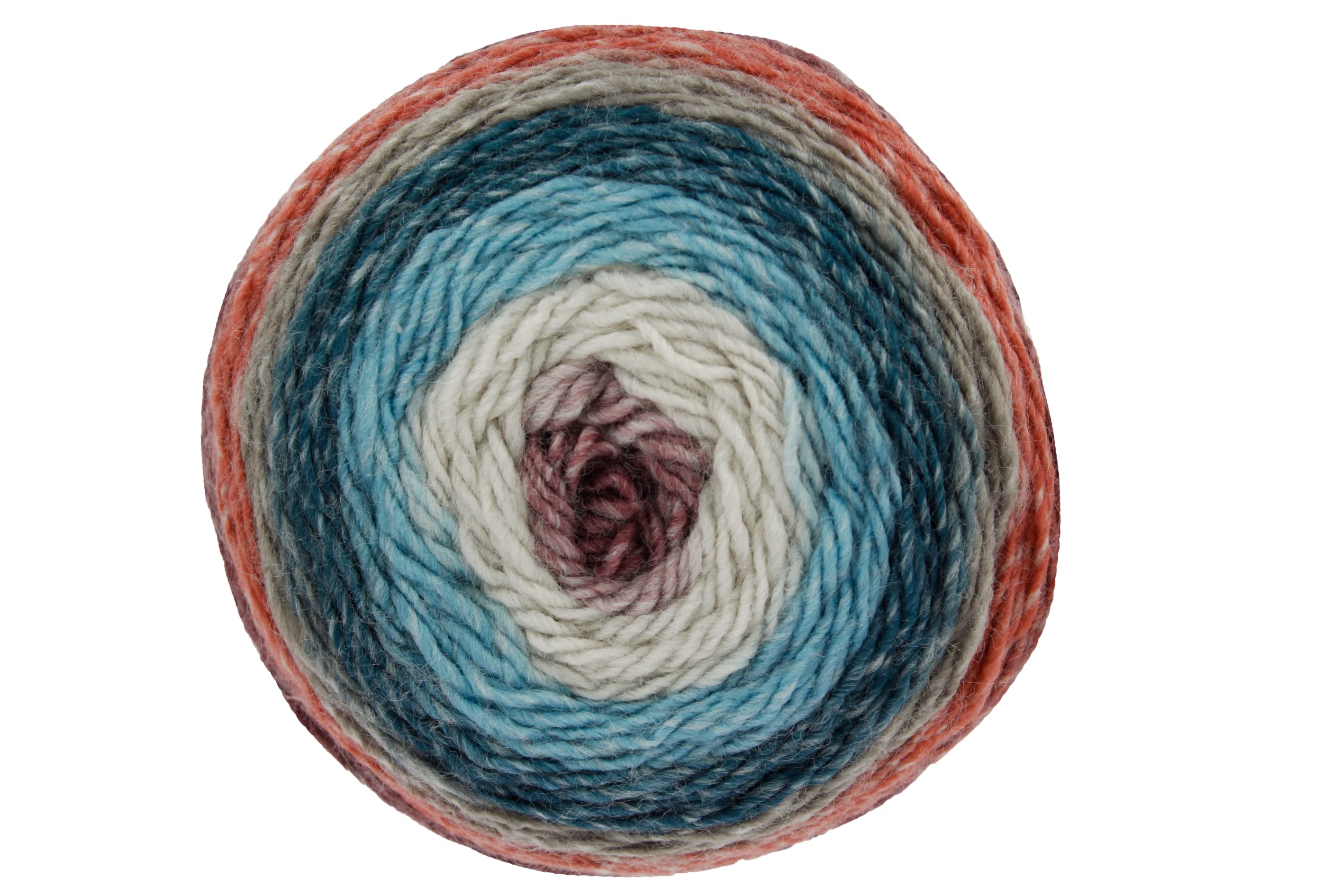 King Cole Curiosity DK Yarn - 150g Cake - 480m - Premium Acrylic Self-Striping Double Knit Yarn for Knitting & Crochet (2894 Sunset) โ image 1
