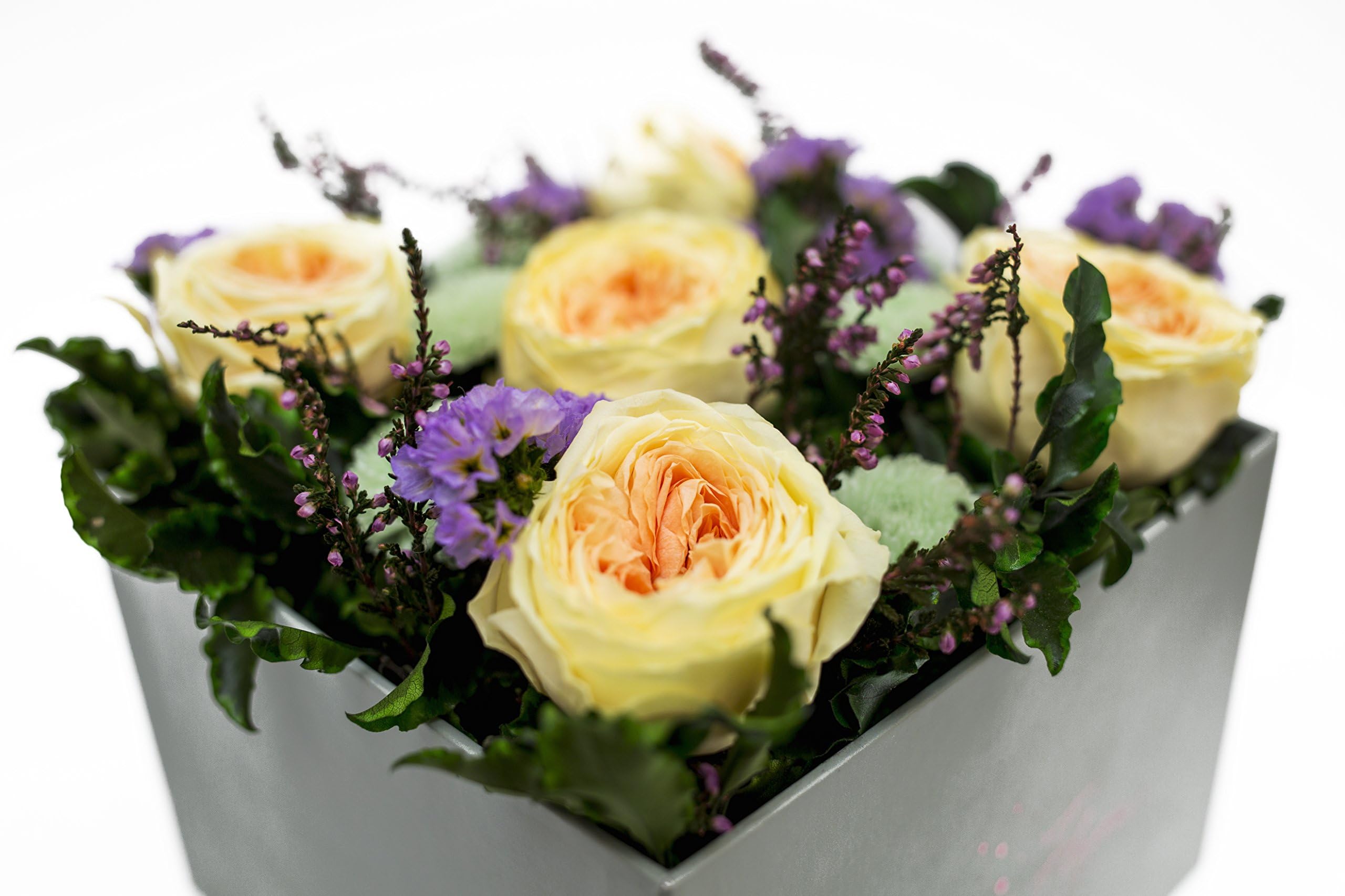 Preserved flowers roses - Peach