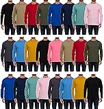BILLIONHATS Mens Long Sleeve Light and Dark