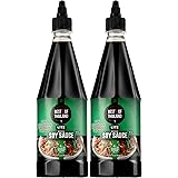 Best Of Thailand Premium Lite Soy Sauce Low Sodium | 2 Bottles of Lite Soy Sauce 23.65oz Real Authentic Asian-Brewed Marinade