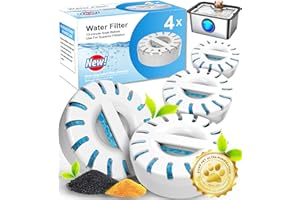 Filter Element Pack for FurryPlanet Large Dog Water Fountain Stainless Steel,12L Ultra-Purification Pet Fountain Dog Cat Drinking Dispenser 6in1,Deep Purification Filter