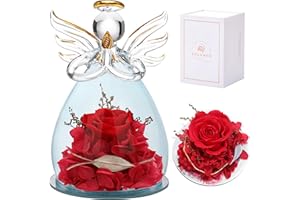 ANLUNOB Preserved Flower Rose Gifts for Women from Daughters Angels Mothers Day Flowers Spiritual Gifts Christian Gifts Gifts for Women Who Have Everything