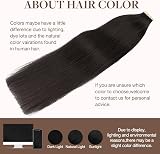 GOO GOO Tape In Hair Extensions 100g 18inch Human Hair 40pcs 1B view 6