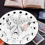 CRASPIRE Moth Pendulum Board Divination Kit Wooden Altar Wiccan Wand Rose view 4