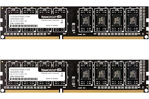 TEAMGROUP Elite DDR3 16GB Kit (2x8GB) 1600MHz (PC3-12800) CL11 Unbuffered Non-ECC 1.5V UDIMM 240 Pin PC Computer Desktop Memory Module Ram Upgrade - TED316G1600C11DC01