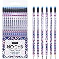 ECOTREE Sharpened Pencils #2 Cute Pencil for Kids Number 2 Pencils for School Supplies, Back to School, 12 Count