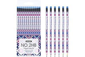 ECOTREE Pencils #2 Pre-Sharpened Pencils for Kids Number 2 Pencil with Erasers for School, Writing, 12 Count