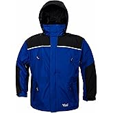Viking Men's Tempest Classic Waterproof and Windproof All Weather Shell Jacket with Reflective Piping