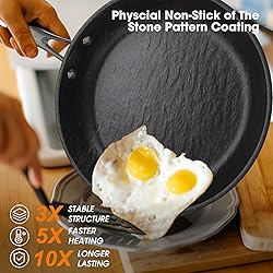 imarku Non Stick Frying Pans - 8&10&12 inch
