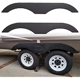ECOTRIC RV Fender Skirt Replacement Tandem Trailer for RVs Campers and | Trailers - Black