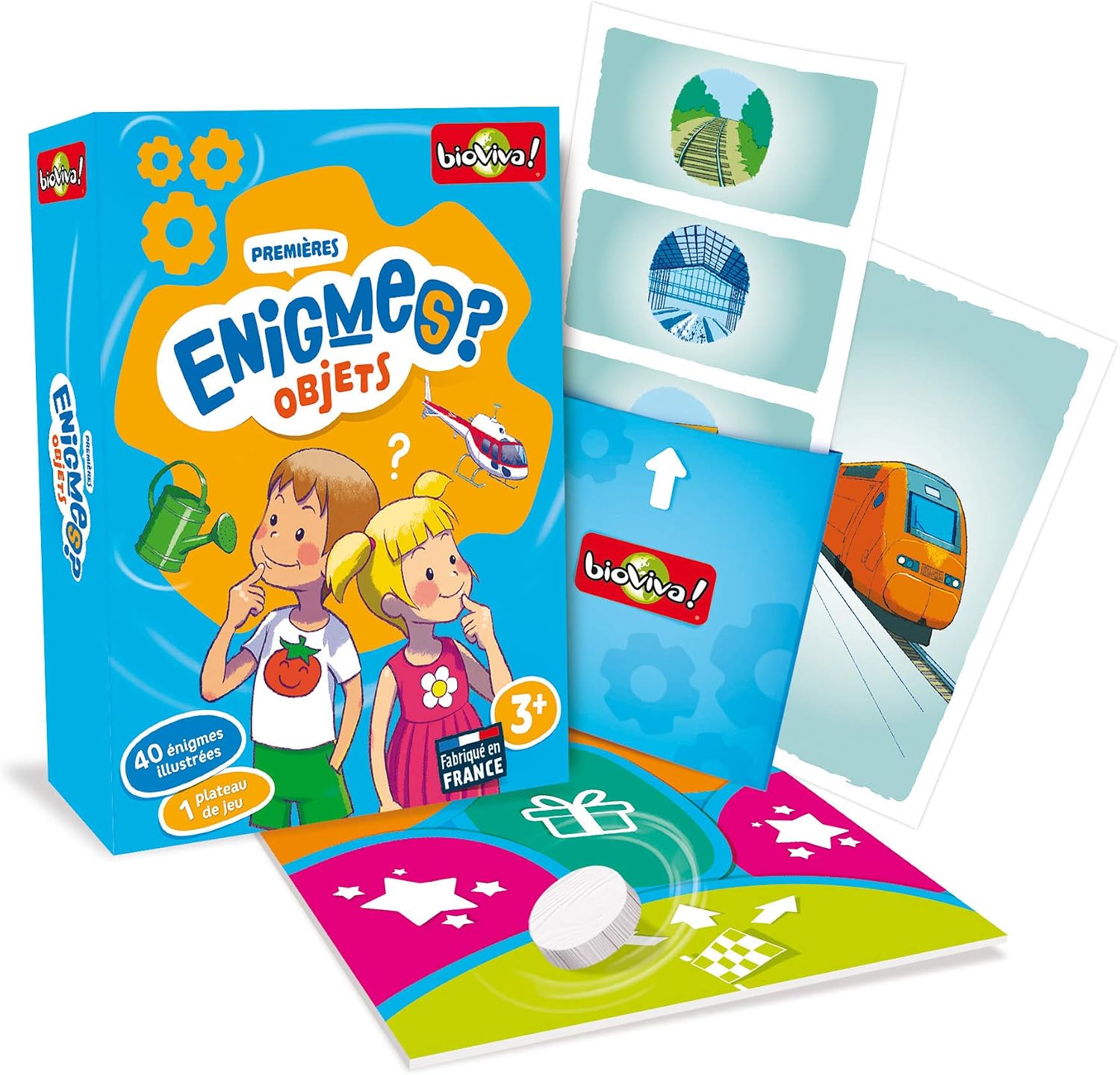 Bioviva Riddles Enigmas- My First Objects Card Game, Multi- Color, 11 cm x 15.5 cm x 3.5 cm - Image 3
