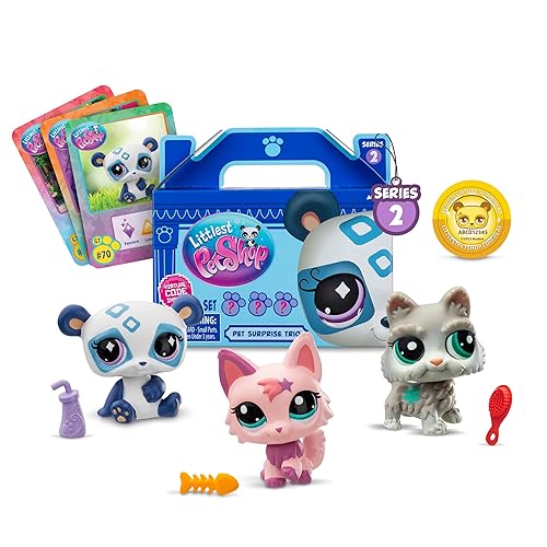 Littlest Pet Shop Pet Surprise Three Pack Series LPS Gen