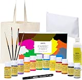 Nazca Colors Fabric Paint Starter Set 10 Colors 30ml + 2 Metallic 30ml view 1