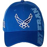 Artisan Owl Officially Licensed Veteran US Air Force Logo and Emblem Embroidered Baseball Cap
