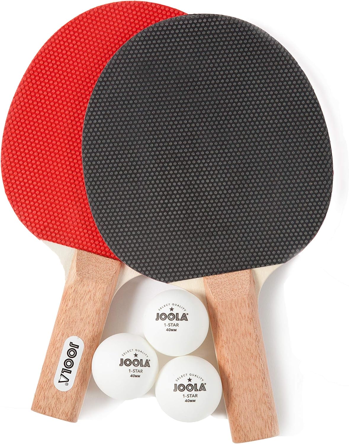 JOOLA 59164 Essentials Series Duel 2-Player Table Tennis Racket Set with Rackets and Balls : Sports & Outdoors