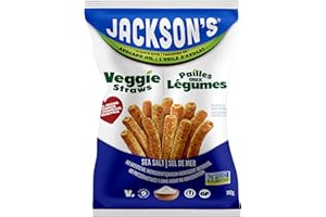 Jackson's Super Veggie Straws in Avocado Oil | Sea Salt | 142g (Pack of 1)