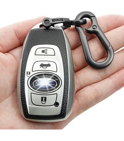 thumbnail image 2 of Cacacar Premium Key Fob Cover For Subaru – Full Protection Leather Case For Forester, Outback, Crosstrek & More 2 of 10