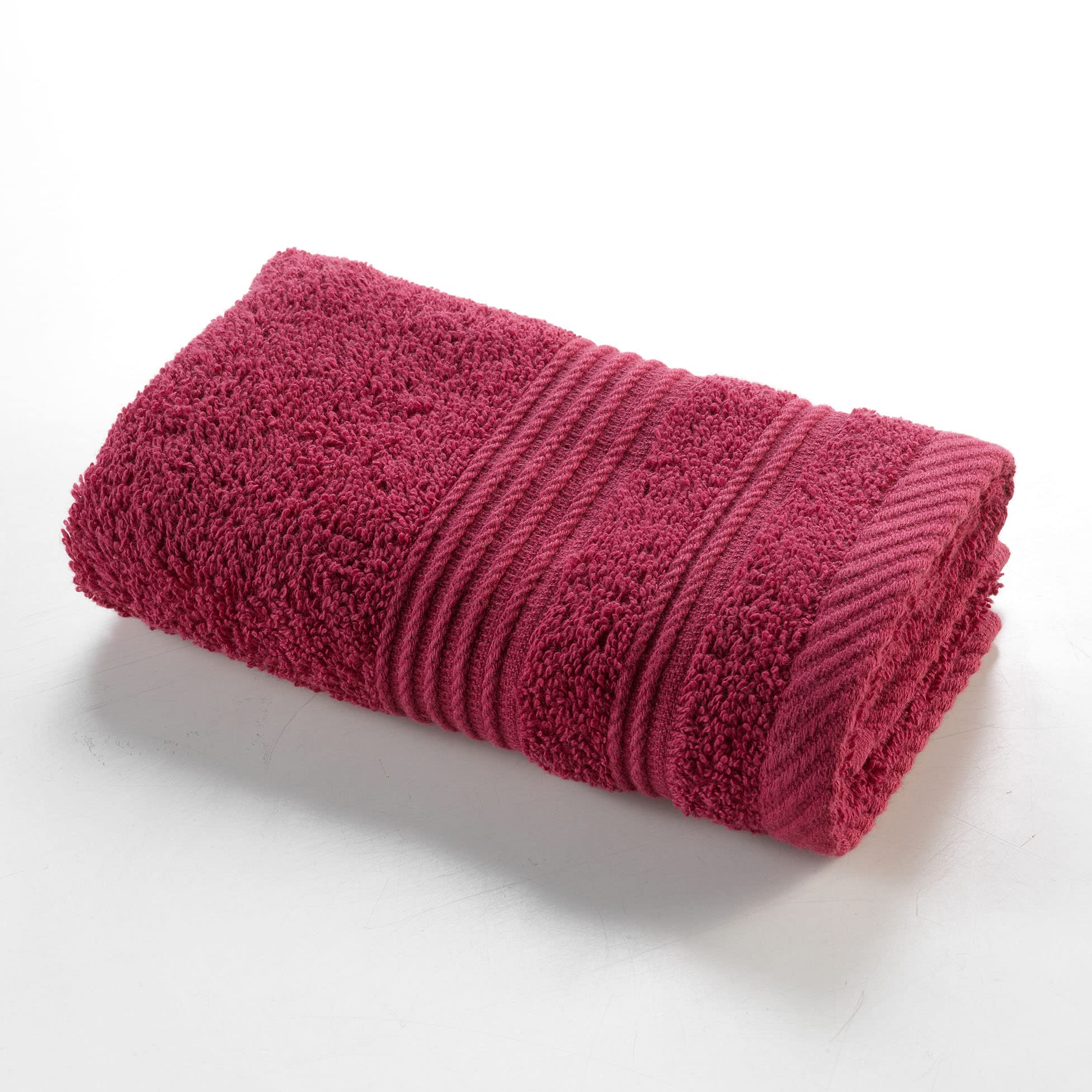 Douceur d'Intérieur, Guest Towel (30 x 50 cm) Tendresse Ruby, Plain Sponge