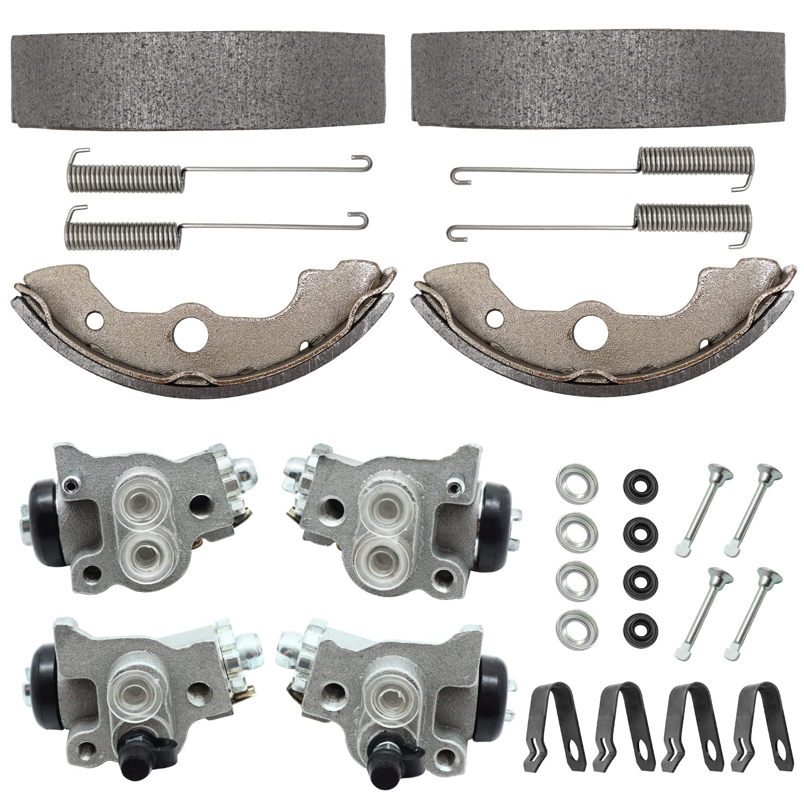 Photo 1 of M MATI Front Brake Wheel Cylinders & Shoes for Honda TRX350 TRX350D 1986 1987 1988 1989 45330-HA7-651 45310-HA7-651 45370-HA7-651 45350-HA7-651