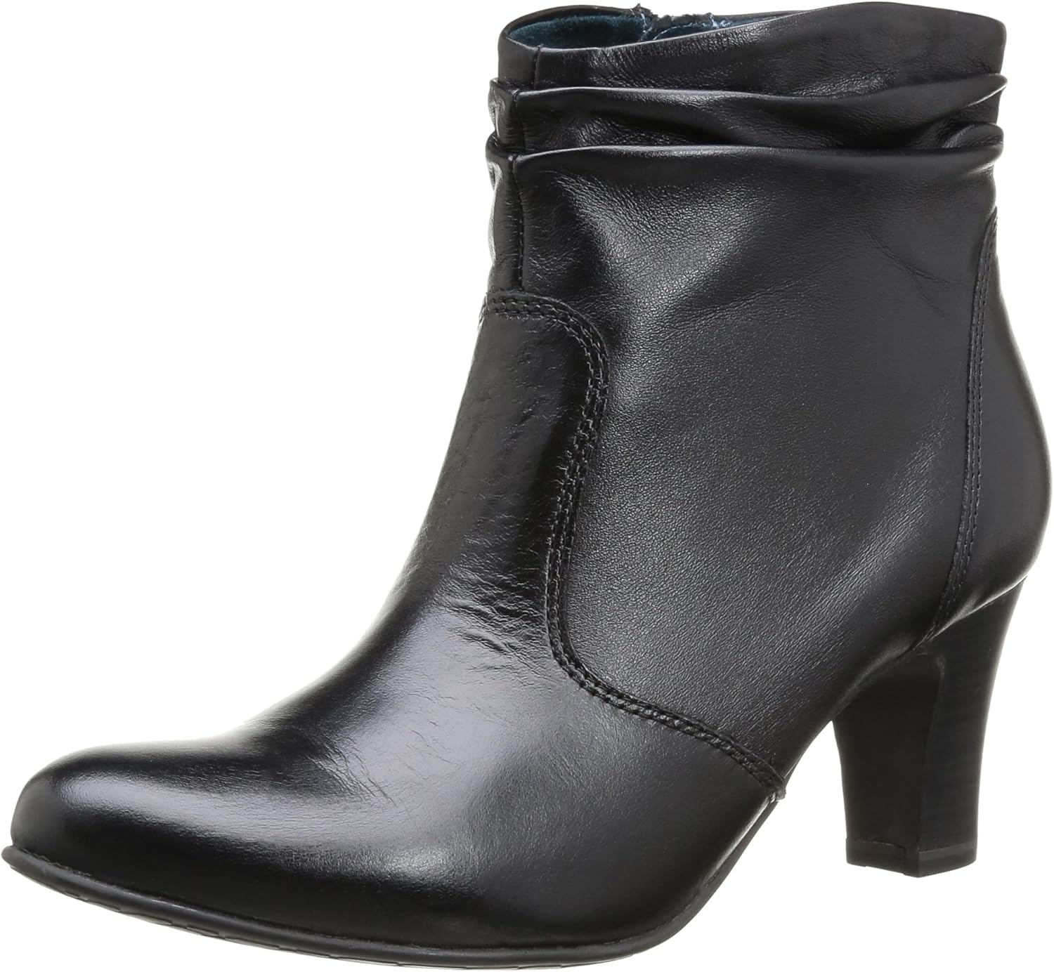 Tamaris Stivaletto Donna 1-25315-45 Con Tacco A Blocco 65mm E Tecnologia Antishokk – Chelsea Boot Con Inserti Elastici, Pelle, Antiscivolo - 4