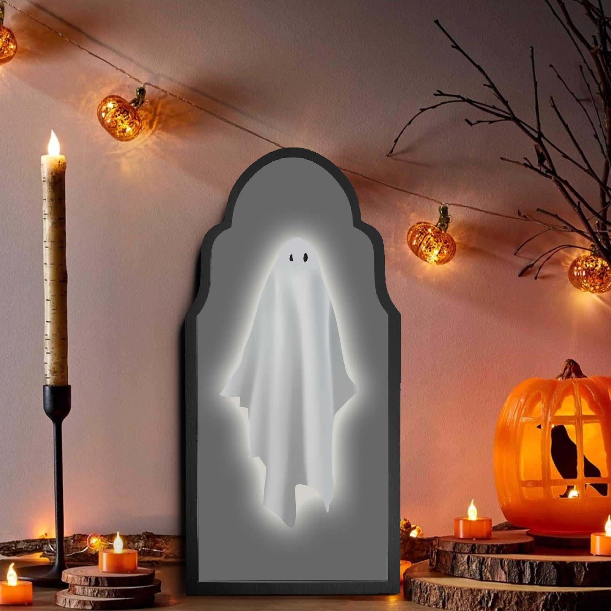 2025 Halloween Ghost Mirror – 19.6