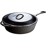 Lodge 5 Quart Pre-Seasoned Cast Iron Deep Skillet