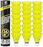 EAGLES 24 Pack Nylon Badminton Birdies - Bedminton
