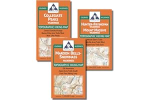 OUTDOOR TRAIL MAPS Aspen Area Hiking Map Pack: Maroon Bells-Snowmass, Hunter-Fryingpan, Mt Massive, Collegiate Peaks