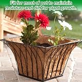 LOLYSIC Coco Liner Rolls 4x 40x100cm Natural Coconut Fiber Planter Liners view 3
