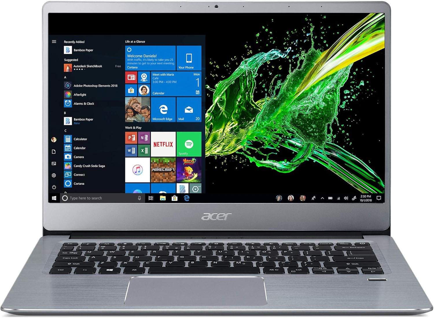 Acer Swift 3 Sf314 52g 55pa 14 Full Hd Ultrabook Amazon Co Uk Computers Accessories