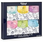 Whittard of Chelsea - Alice's Curious Collection of Tea - Gift Box Includes 5 Black Teabags &amp; 1 Oolong Teabag (6 Teabags, 1 Box)