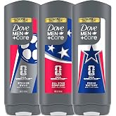 Dove Men Body &amp; Face Wash Mixed Pack, MicroMoisture Hydration &amp; Skin | Skin Strengthening, FIFA World Cup 2026 Limited Edition